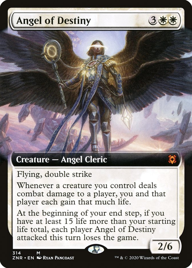 Angel of Destiny (Extended Art) Zendikar Rising Variants Star