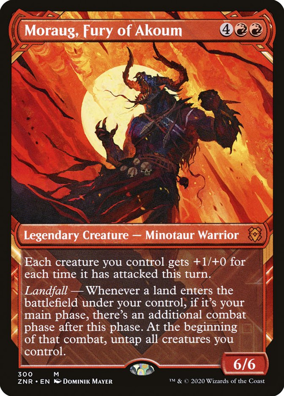 Moraug, Fury of Akoum (Showcase) | Zendikar Rising - Variants