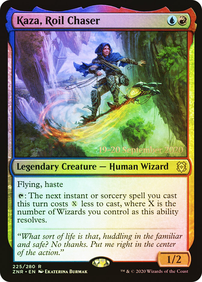 Kaza, Roil Chaser (Prerelease) (Zendikar Rising) | Promo | Star