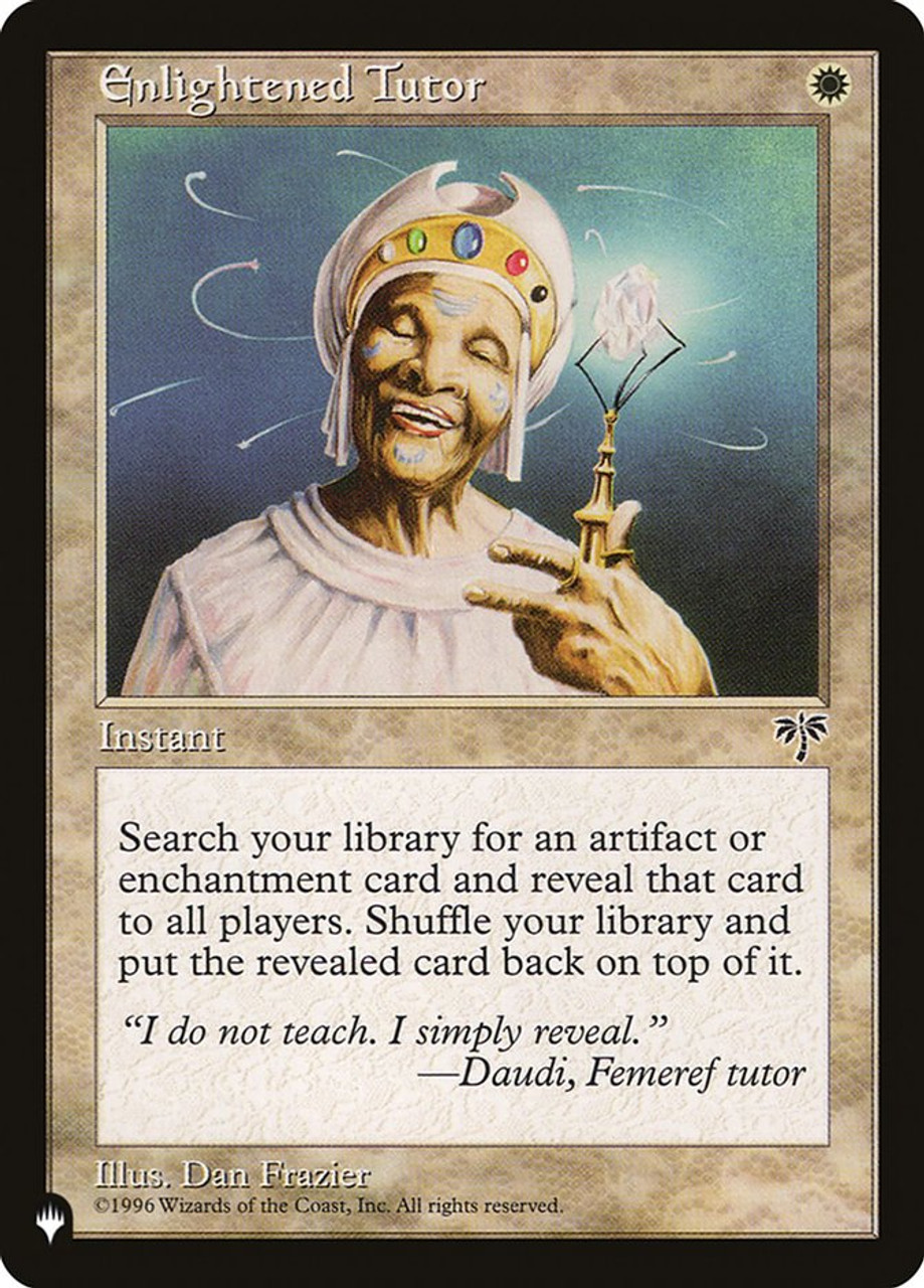 Enlightened Tutor | Planeswalker Symbol Reprints | Star City Games