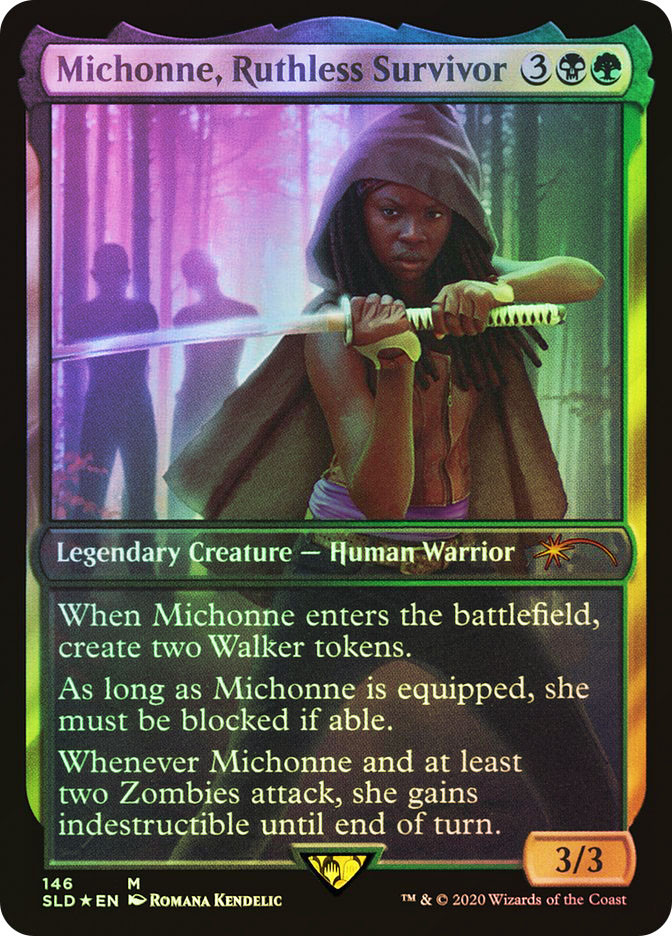 Michonne, Ruthless Survivor (#146) (foil) Michonne, Ruthless Survivor (#146) (foil)