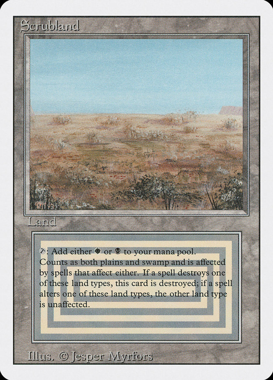 MTG Scrubland 3rd-