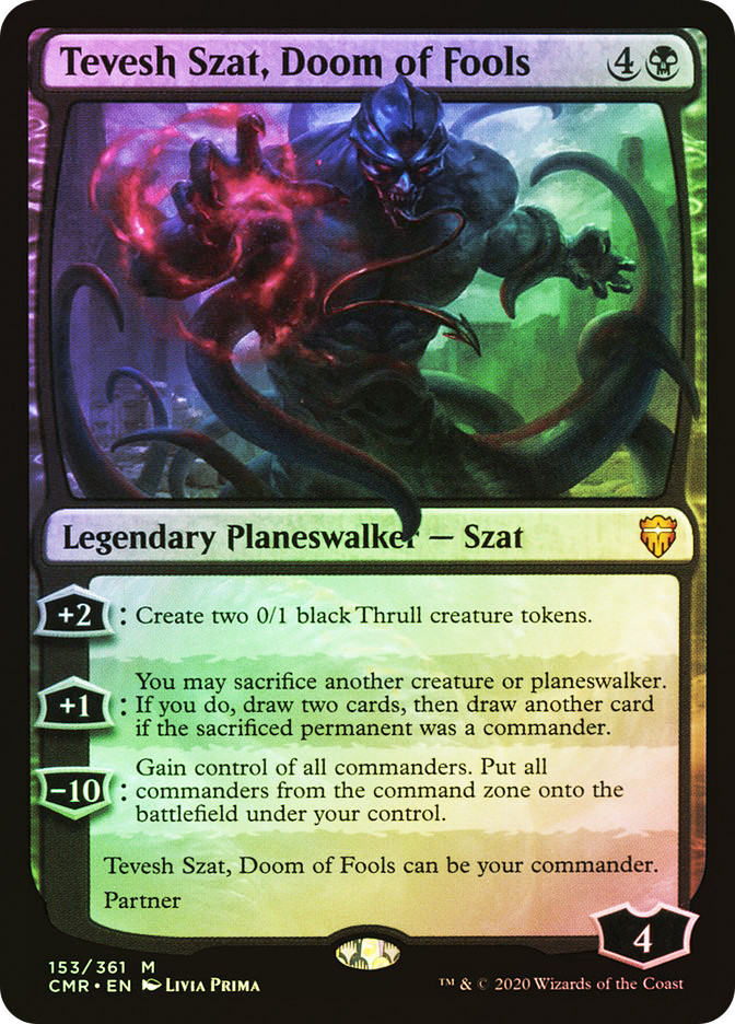 Tevesh Szat, Doom of Fools | Commander Legends | Star City Games