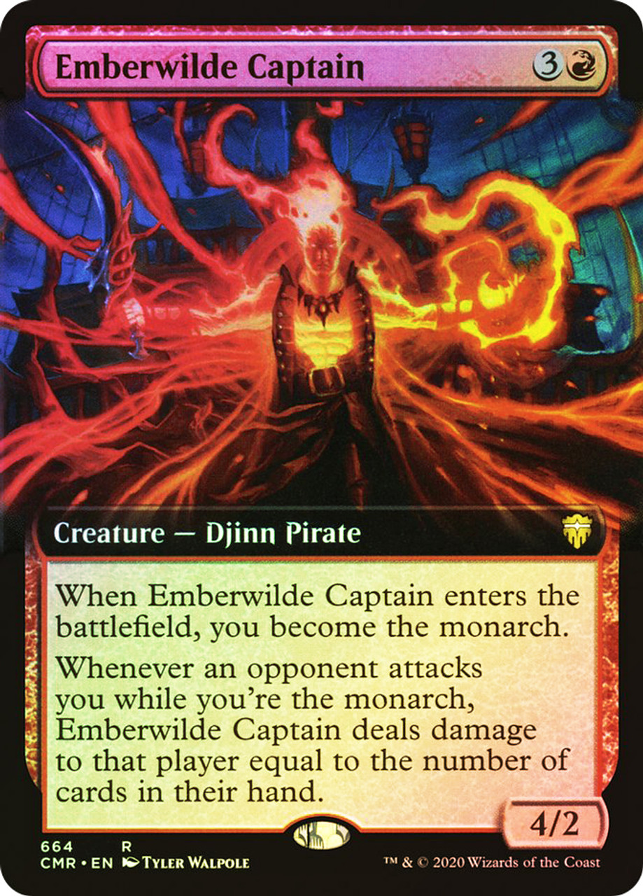 Emberwilde Captain (Extended Art) | Commander Legends