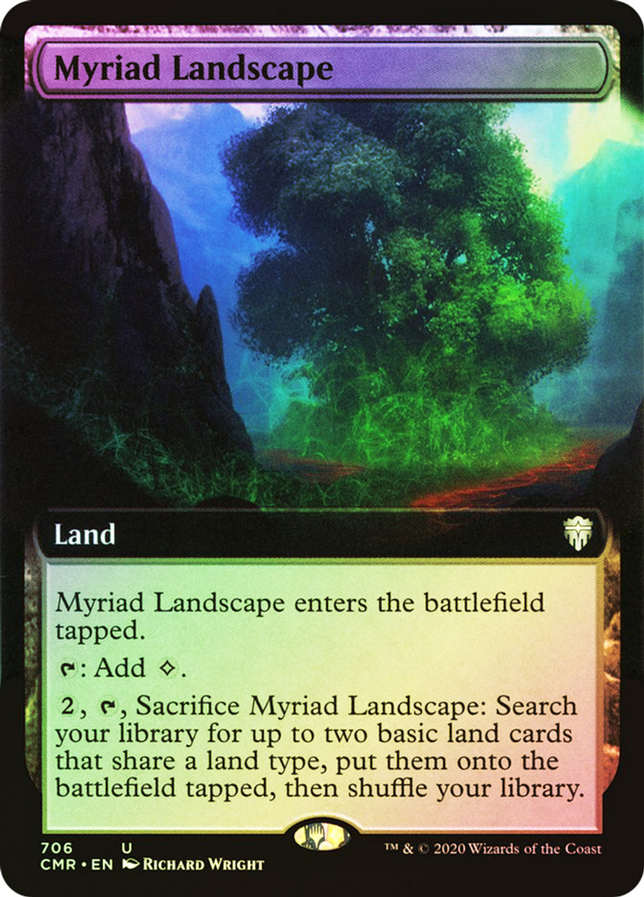 Myriad Landscape (Extended Art) | Commander Legends