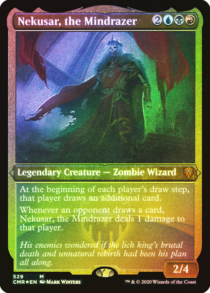 mtg nekusar commander deck Magic: The Gathering Kamigawa: Neon Dynasty Commander Deck – Upgrades  Unleashed (Red-Green) : Toys & Games main image 0