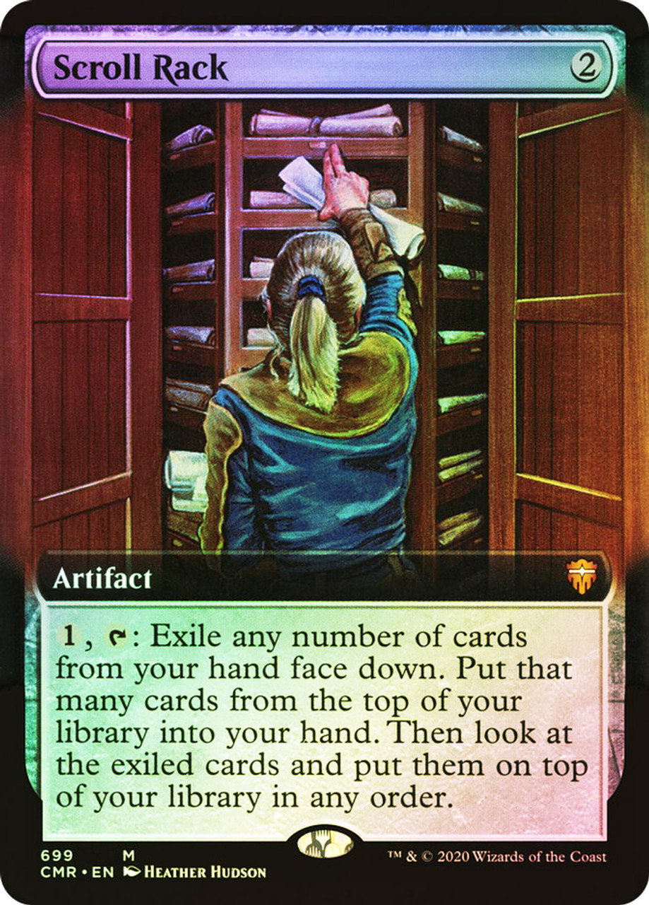 MTG Scroll Rack 英語版 マジックザギャザリング Scroll Rack (Extended Art) | Commander Legends - Variants