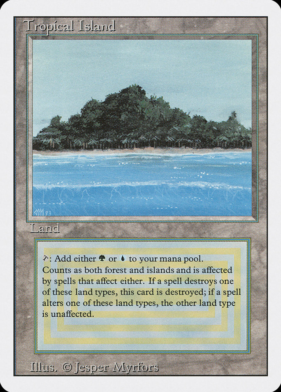 tropical island MTGマジックザギャザリング　リバイズド版