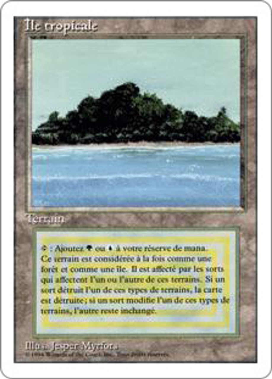 信頼 MTG 3ED Tropical Island英語版 MP マジック：ザ・ギャザリング ...