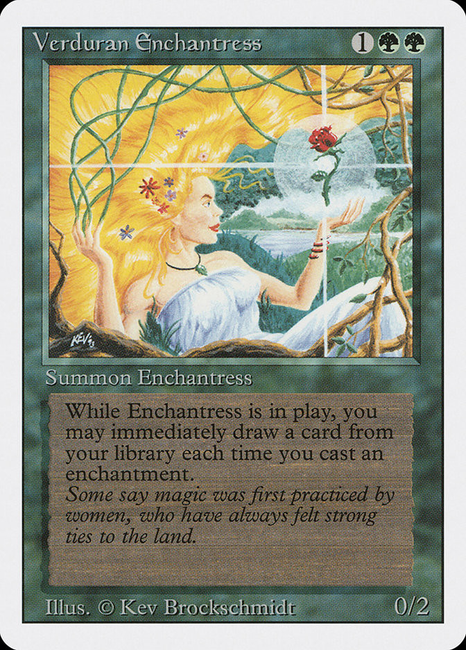 Verduran Enchantress | 3rd Edition / Revised | Star City Games Verduran Enchantress | 3rd Edition / Revised | Star City Games