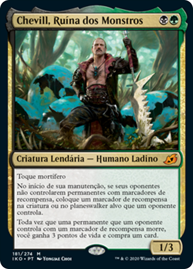 Chevill, Bane of Monsters | Ikoria: Lair of Behemoths - Portuguese