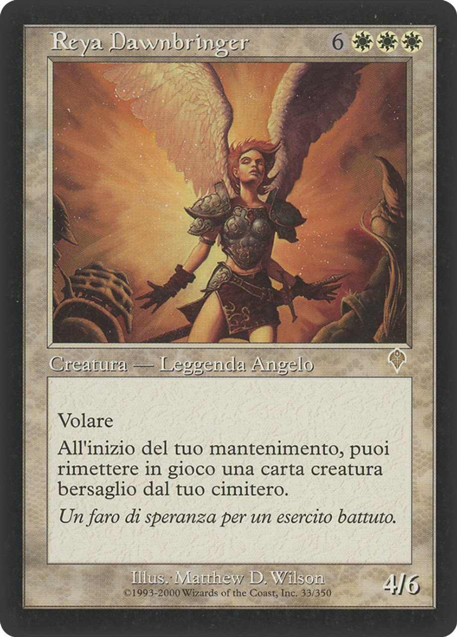 Reya Dawnbringer | Invasion - Italian | Star City Games