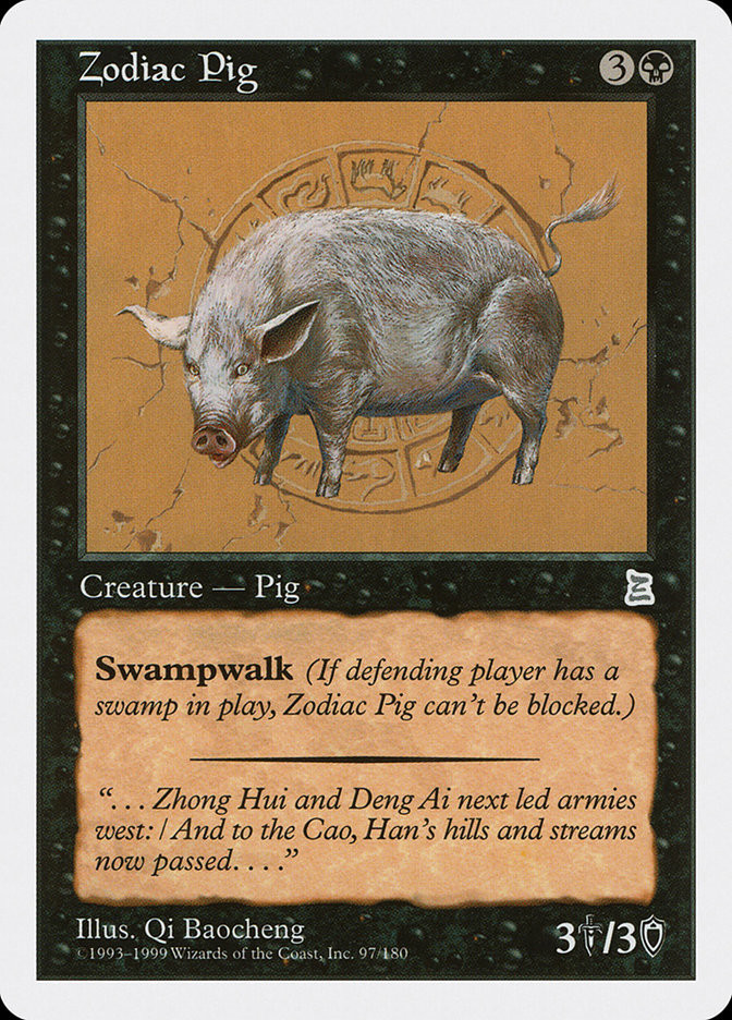 Zodiac Pig | Portal Three Kingdoms | Star City Games