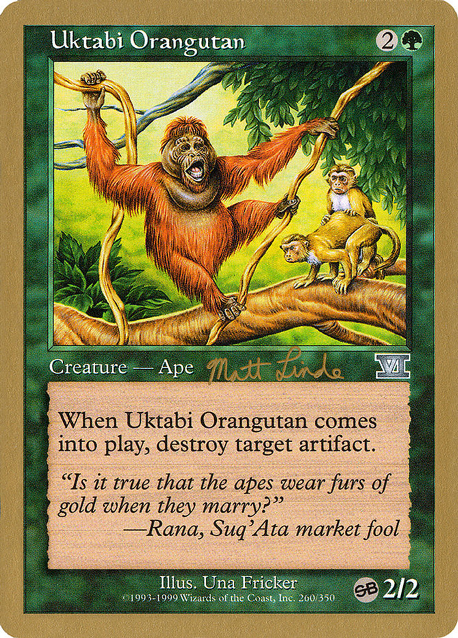 Uktabi Orangutan (1999 Matt Linde) (Sideboard) (Not Tournament