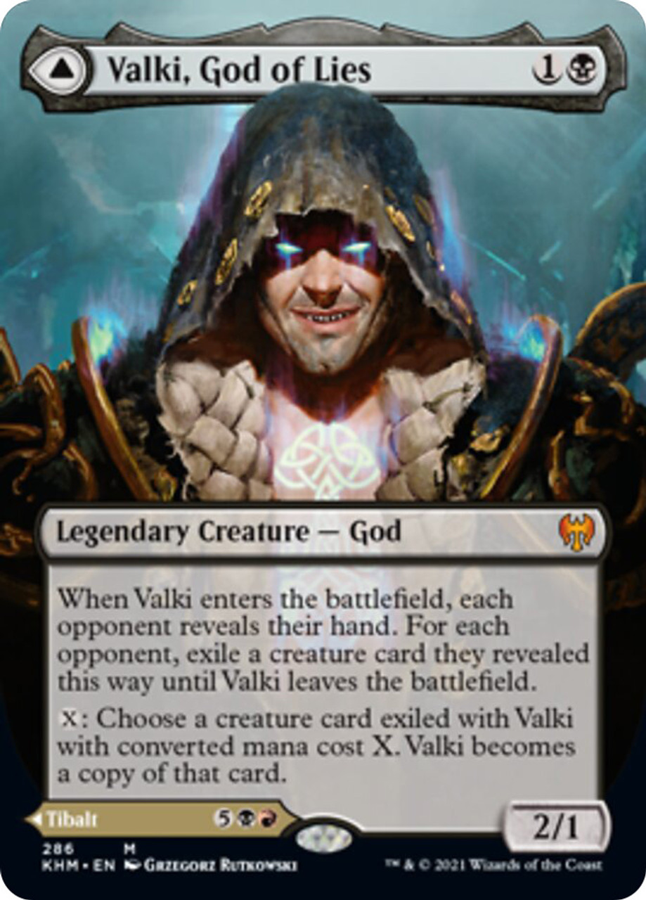 Mtg 嘘の神、ヴァルキー/Valki, God of Lies 英語版4枚 Valki, God of Lies // Tibalt, Cosmic Impostor | Planeswalker