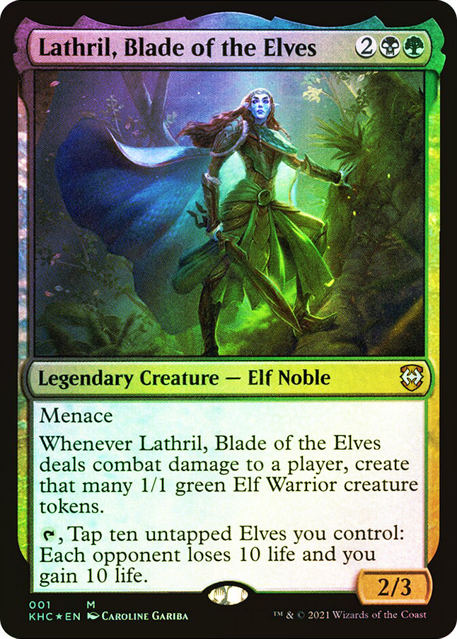 Lathril, Blade of the Elves | Kaldheim Commander | Star City Games