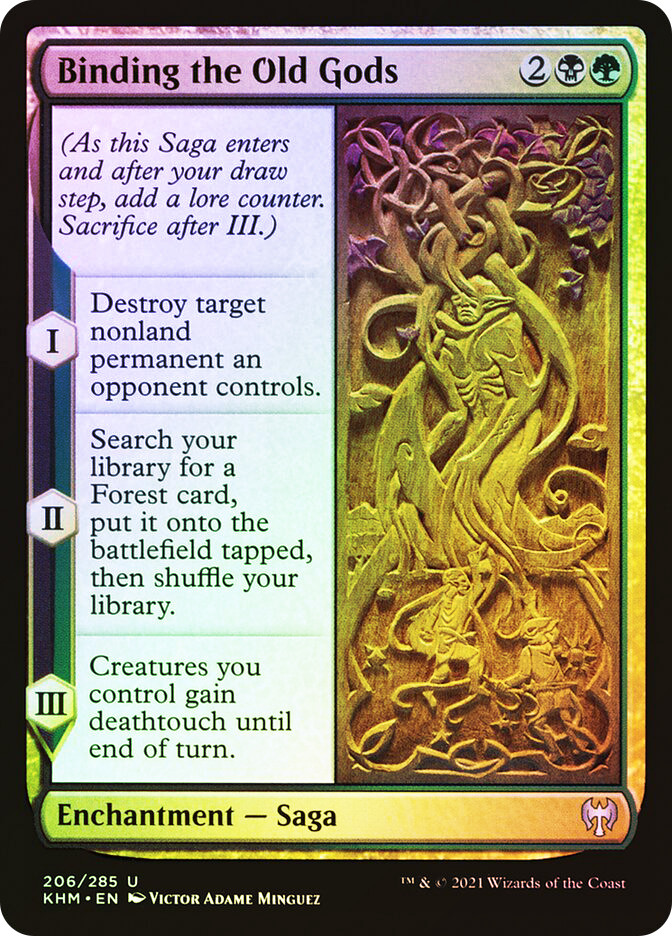 mtg kaldheim god cards Valki, of Lies SHOWCASE FOIL 308 NM Kaldheim Rare: Reidane & Valkmira