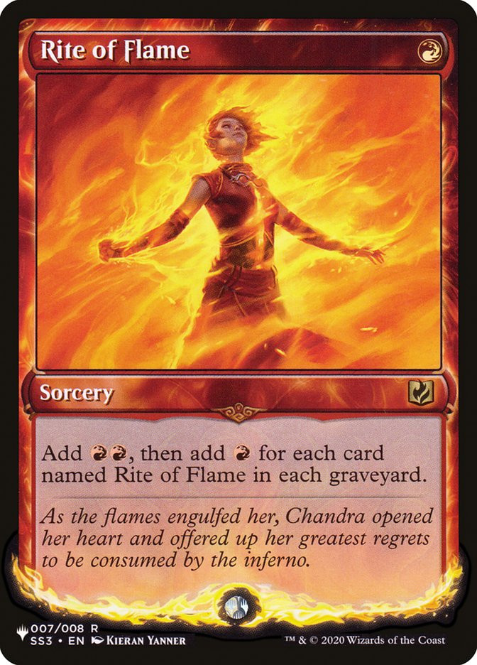 MTG/炎の儀式/Rite of Flame(SS3)Foil×4 Rite of Flame | Mystery Booster / The List | Star City Games