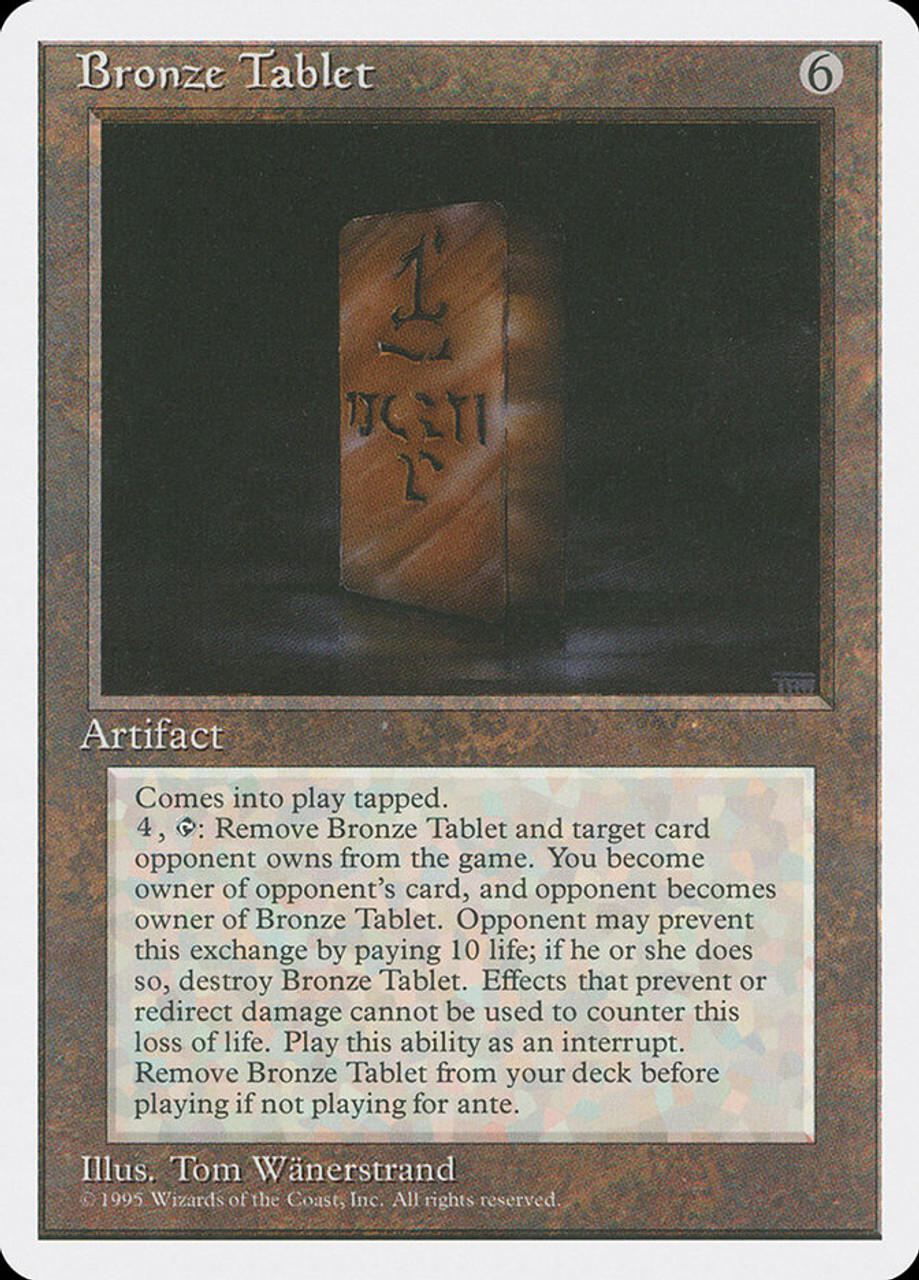 Bronze Tablet | 4th Edition | Star City Games