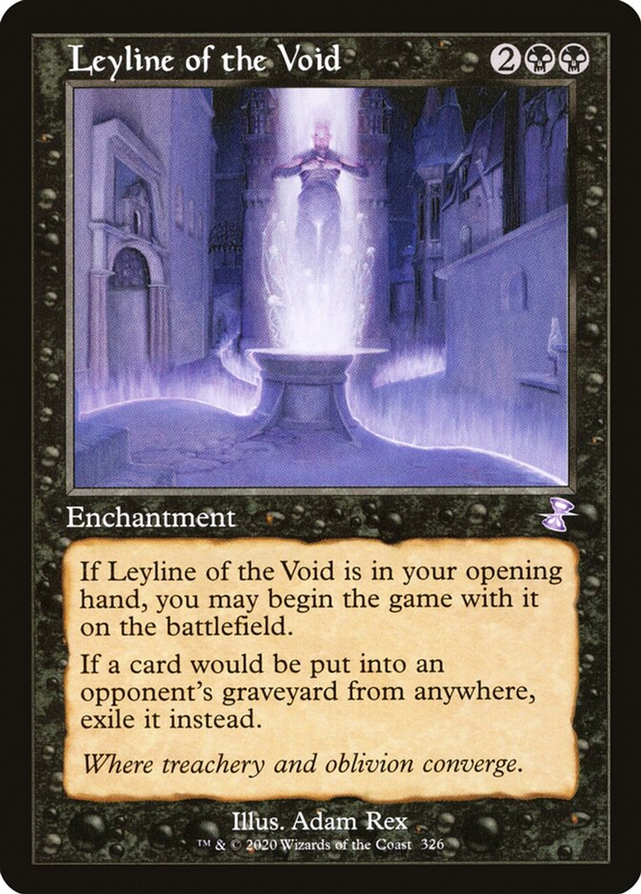 【MTG】虚空の力線 Leyline of the Void TSR 旧枠 Leyline of the Void (Retro Frame) | Time Spiral Remastered