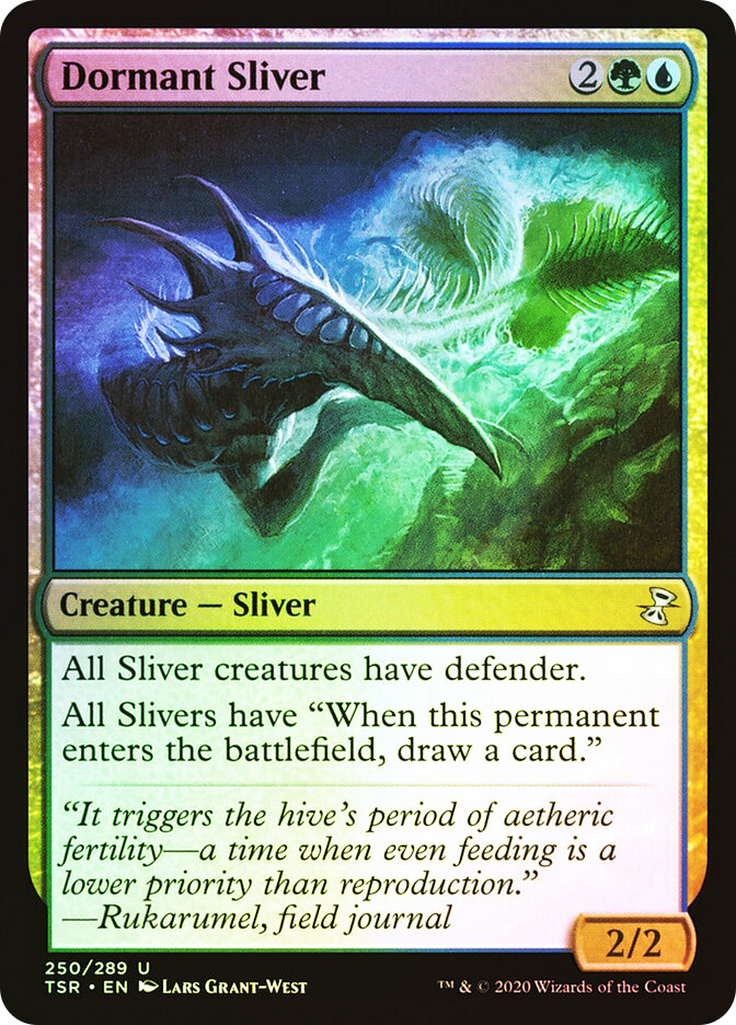 mtg sliver card draw Dormant Sliver | Time Spiral Remastered