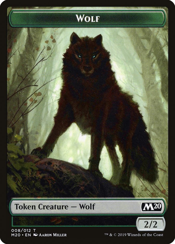 Wolf Token} | Core Set 2020 | Star City Games