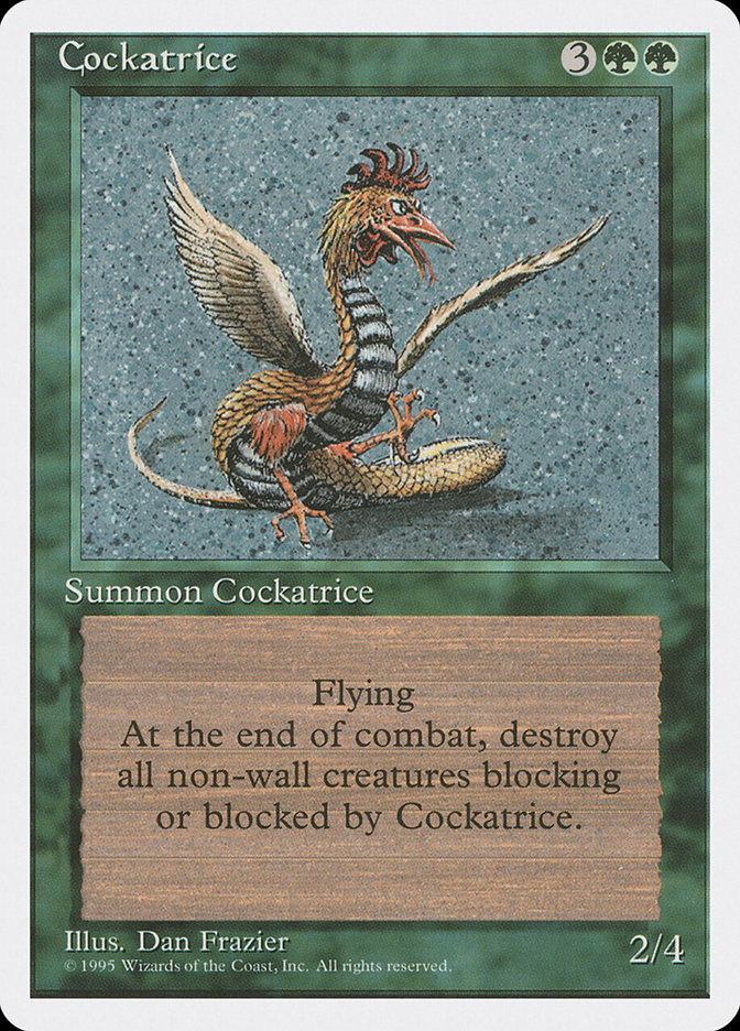 cockatrice mtg card database Magic: the Gathering - Fleetfeather Cockatrice (149/165) main image 1