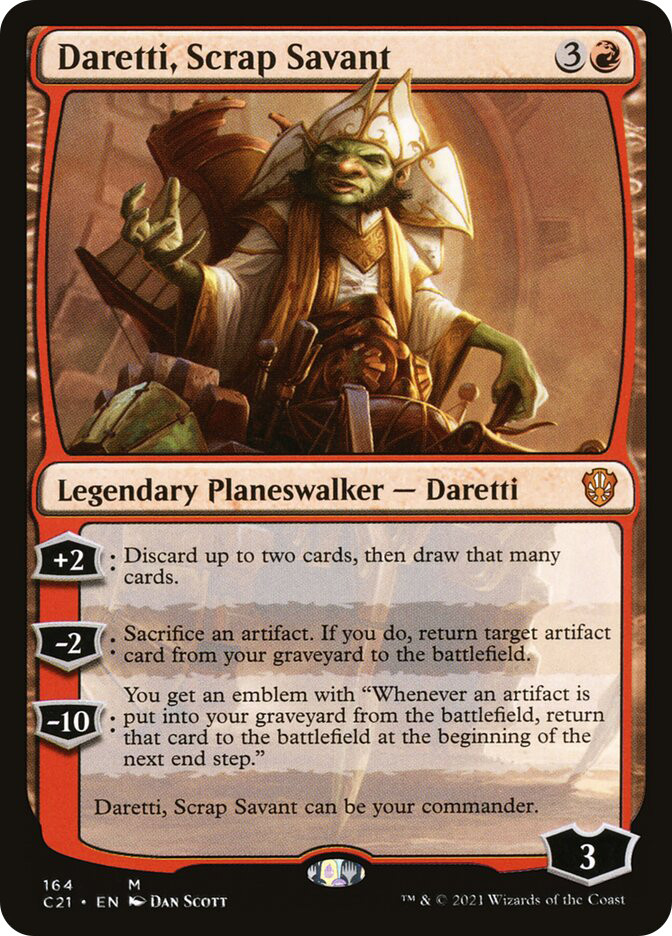 mtg daretti commander deck Daretti, Scrap Savant - Artifact Shenanigans - Multiplayer Commander  Decklists - Commander (EDH) - The Game - MTG Salvation Forums