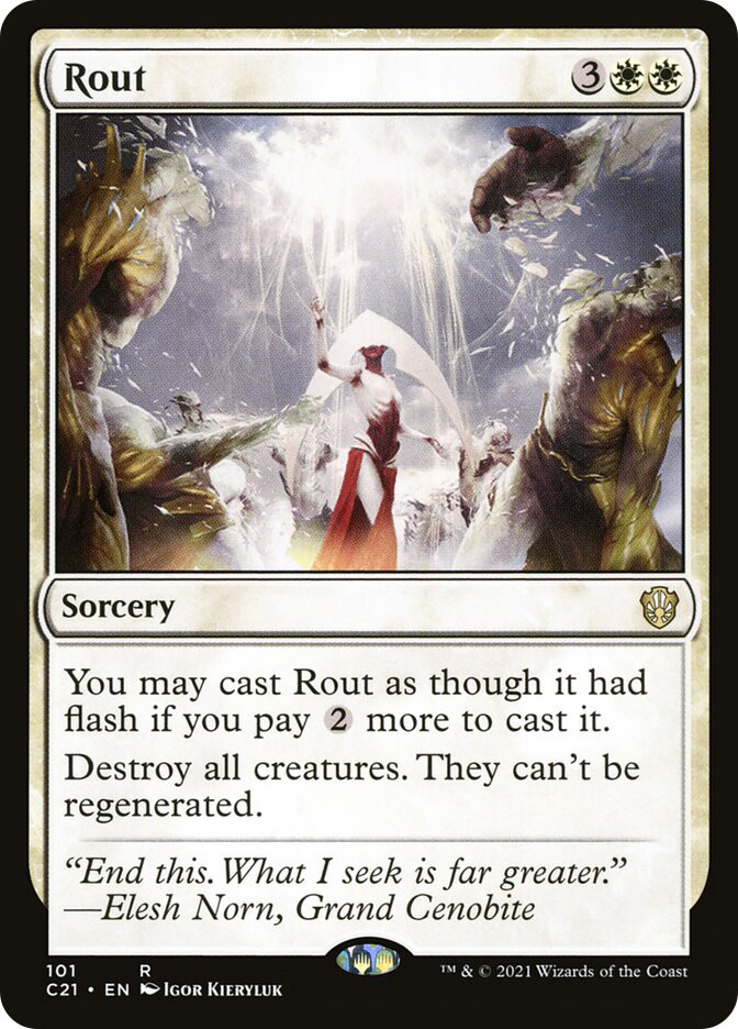 MtG Commander 2021 Rare Rout #101