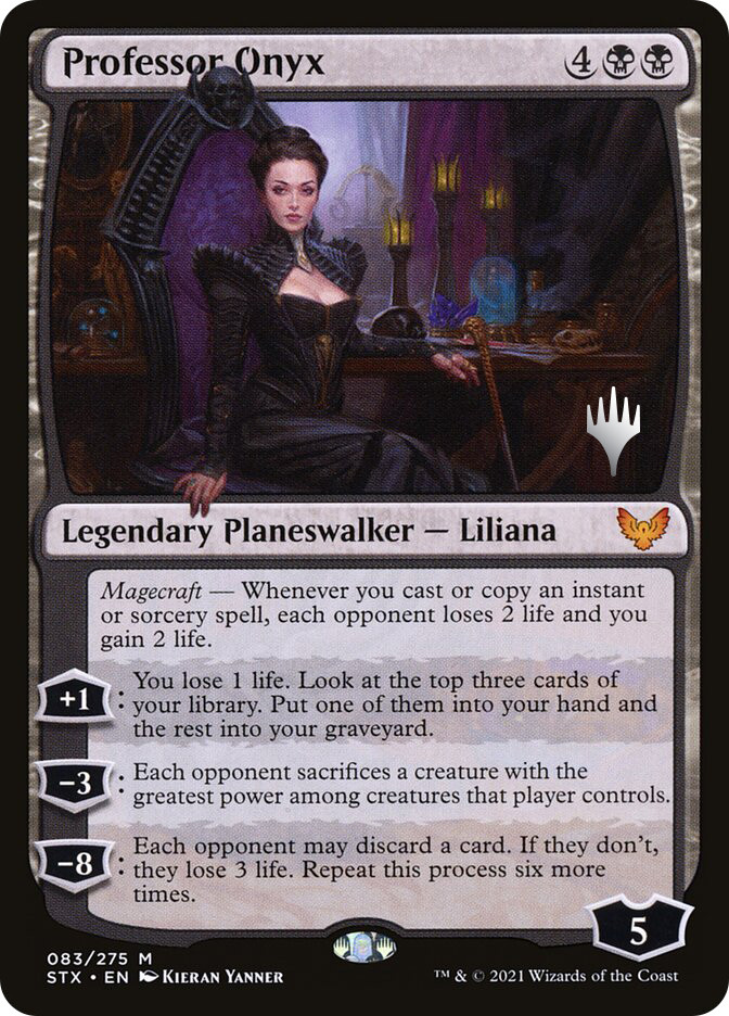 Professor Onyx (Promo Pack) (Strixhaven: School of Mages) | Promo