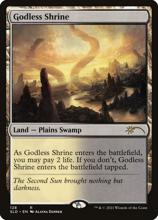 MTG Godless Shrine 神無き祭殿 secret lair Godless Shrine | Secret Lair Drop | Star City Games