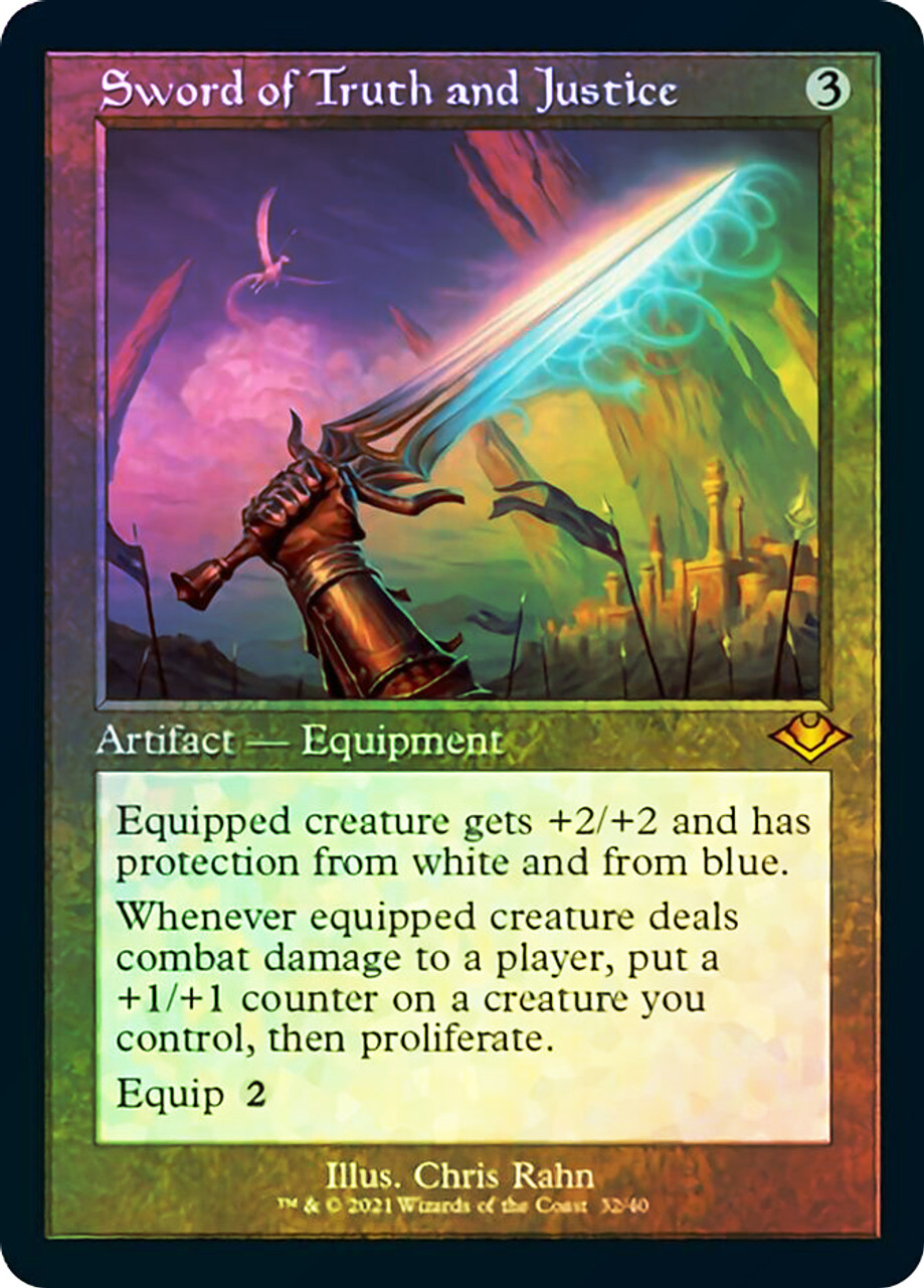 プレイマット】Sword of Truth and Justice MTG