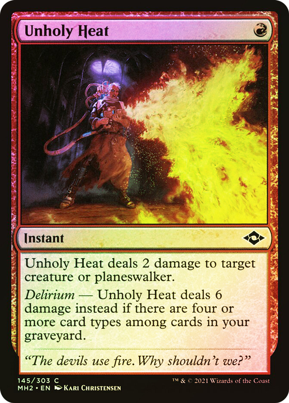 MTG 邪悪な熱気 foil 英語 プロモ 4枚　unholy heat MTG 邪悪な熱気 foil 英語 プロモ 4枚 unholy heat MTG 邪悪な