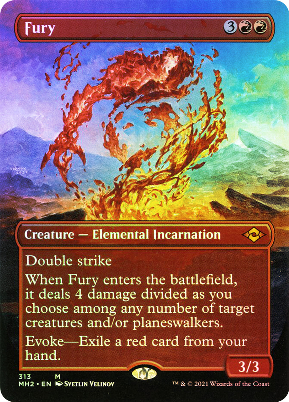 【限定SALE新品】(MH2)激情(ボーダーレス)(Foil)/FURY② マジック：ザ・ギャザリング