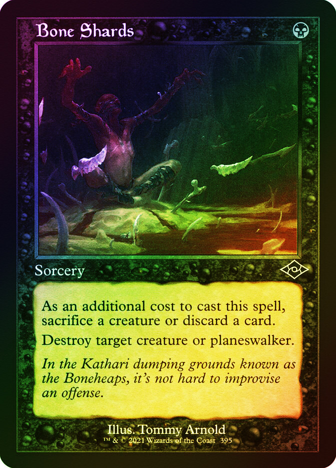 Bone Shards (Retro Frame) (Foil Etched) Modern Horizons 2 Foil