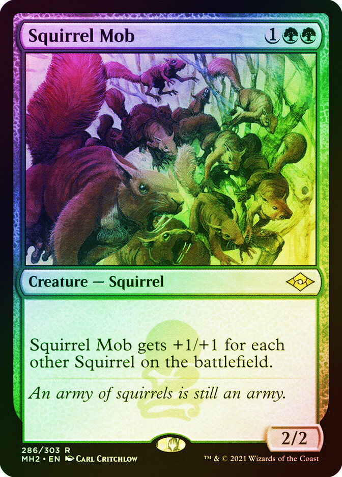 Squirrel Mob (Foil Etched) Modern Horizons 2 Foil Etched Star