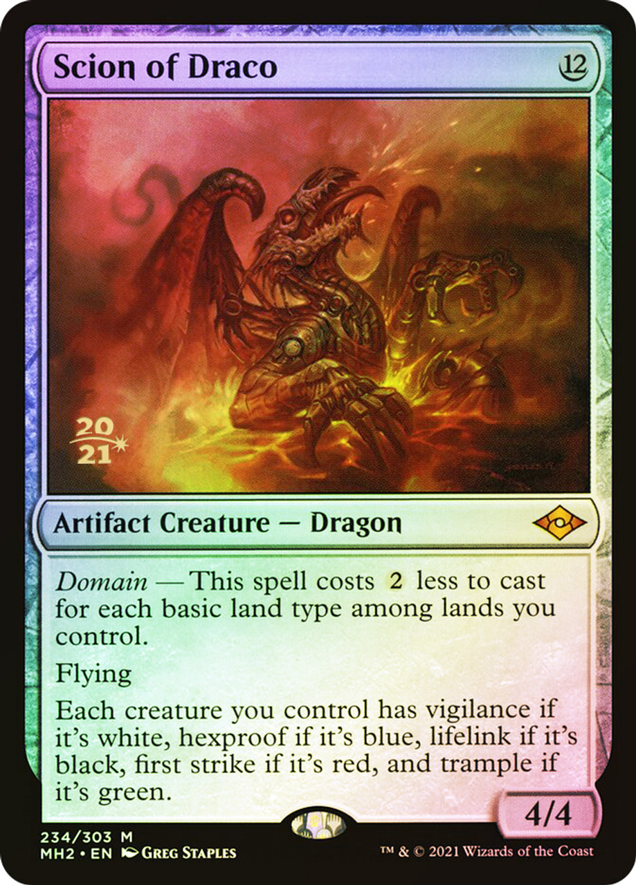 Scion of Draco (Prerelease) (Modern Horizons 2) | Promo: Date 