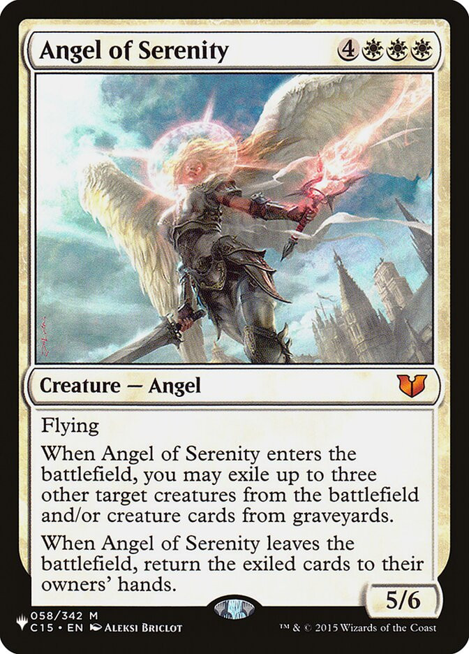 Angel of Serenity (Commander 2015) | Mystery Booster / The List