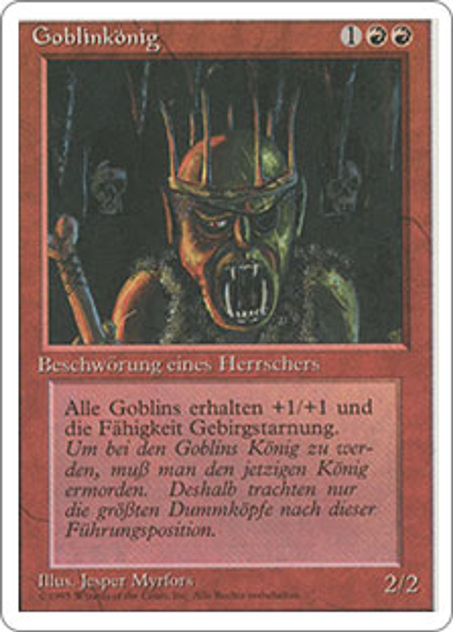 【PSA10】MTG 30th Goblin King 希少　旧枠 PSA10】MTG 30th Goblin King 希少 旧枠