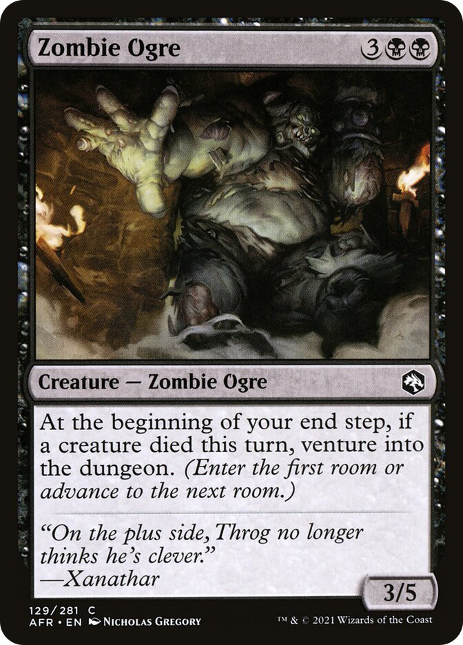 Zombie Ogre | Adventures in the Forgotten Realms | Star City Games