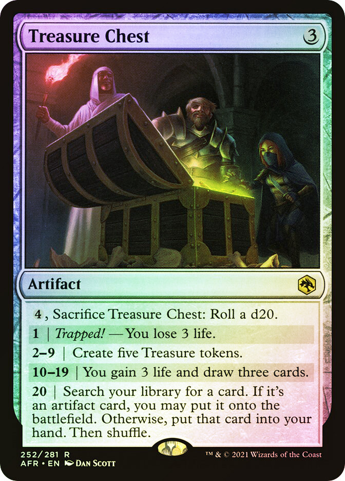 mtg treasure chest card | Adventures in the Forgotten Realms then hand Treasure Chest Adventures in