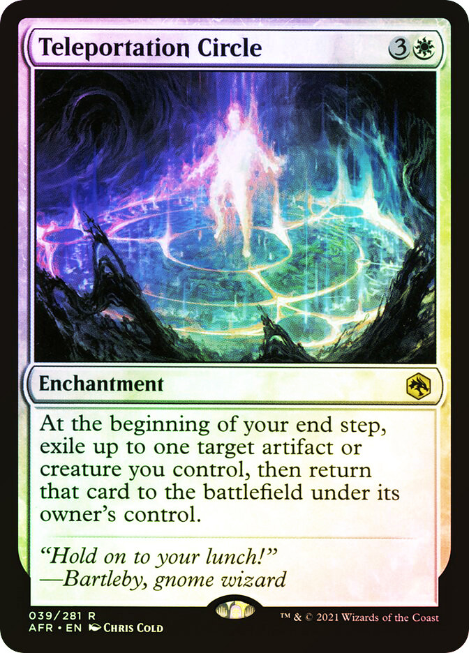 mtg cards like teleportation circle MTG: Magic The Gathering: Teleportation Circle- Rare