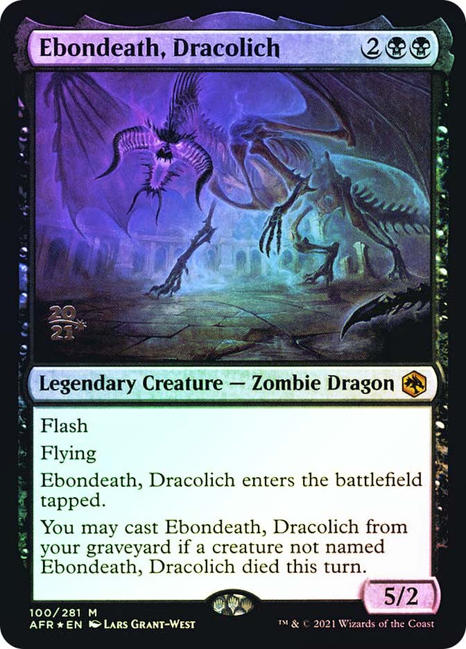 Ebondeath, Dracolich (Prerelease) (Adventures in the Forgotten Realms) |  Promo | Star City Games