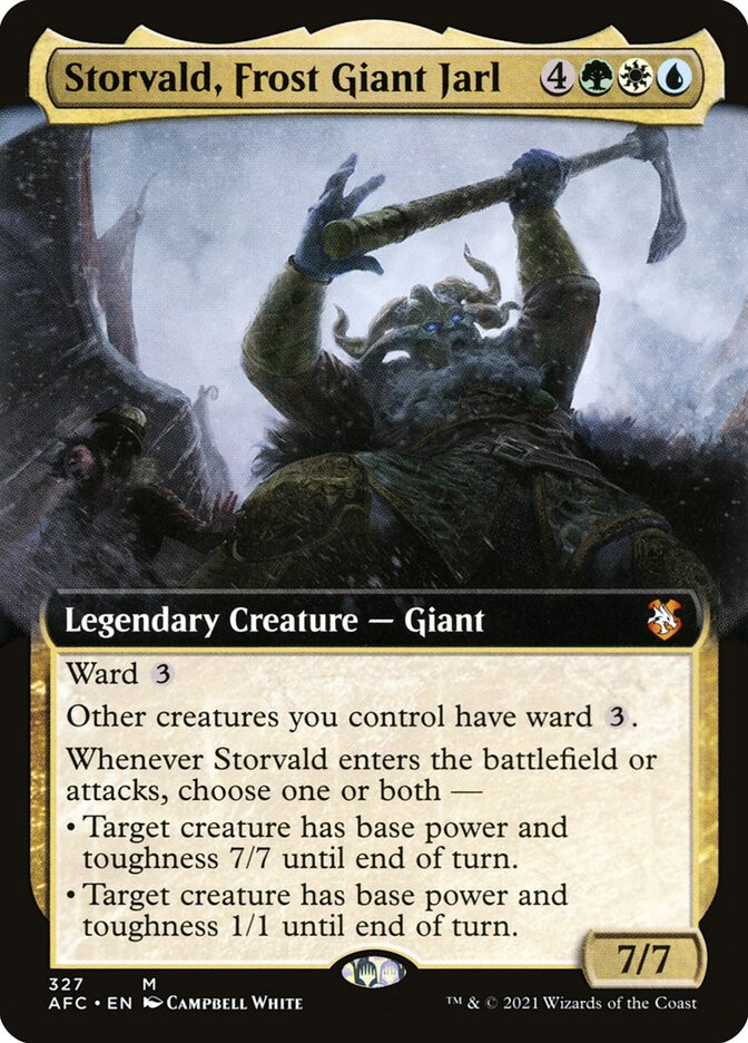モンスターゲート　ワールドバトル優勝　エントリーカード Storvald, Frost Giant Jarl | Adventures in the Forgotten Realms