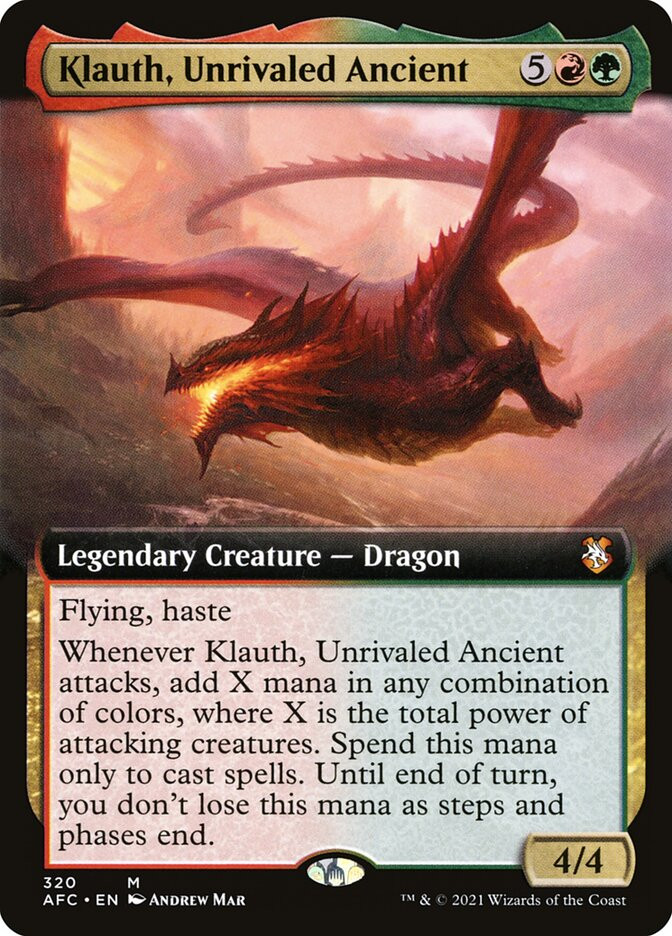 MTG【Foil】無双の古きもの、クラウス/Klauth, Unrivaled Klauth, Unrivaled Ancient | Adventures in the Forgotten Realms