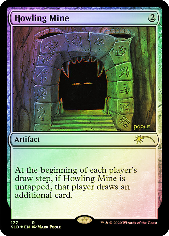 マジック：ザ・ギャザリング Howling Mine LEB CGC7 Magic The Gathering - Howling Mine - Revised Edition Card - 1 of 1