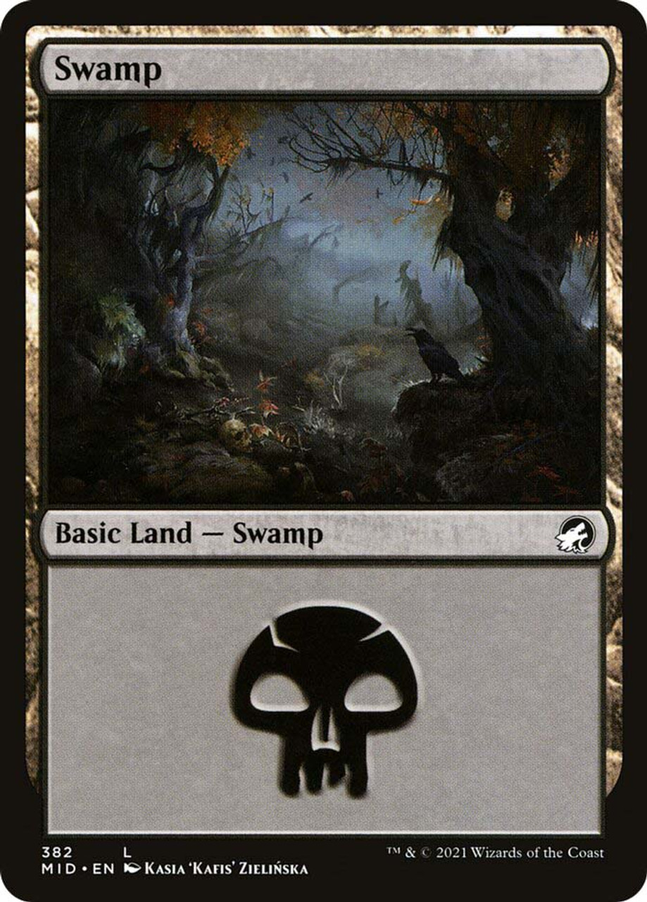 MTG SLP 0033 沼 / Swamp Foil Magic Con C MtG SLP 0033 沼