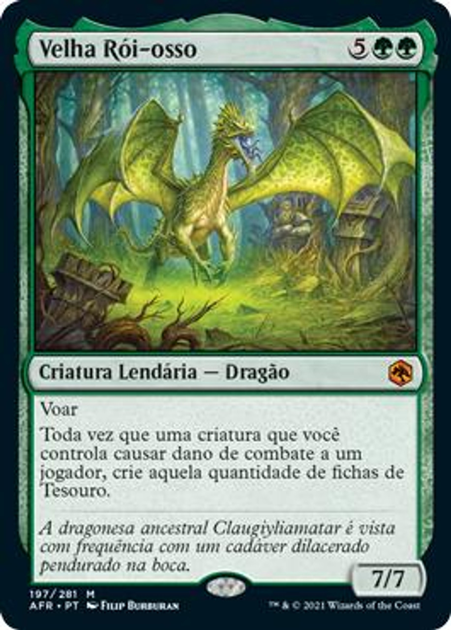 MTG アンパサンド プロモ 年老いた骨齧り　Old Gnawbone 美品 296)□ボーダーレス□《年老いた骨齧り/Old Gnawbone》[AFR-BF