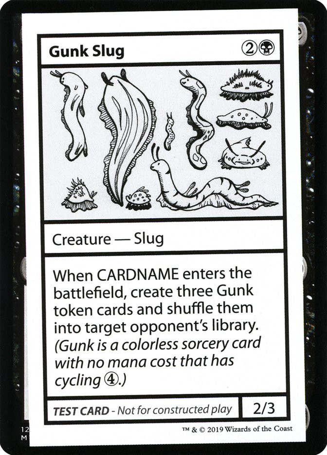 slug cards mtg Token (1/1) by Peter Mohrbacher If you do Gunk Slug from Mystery Booster