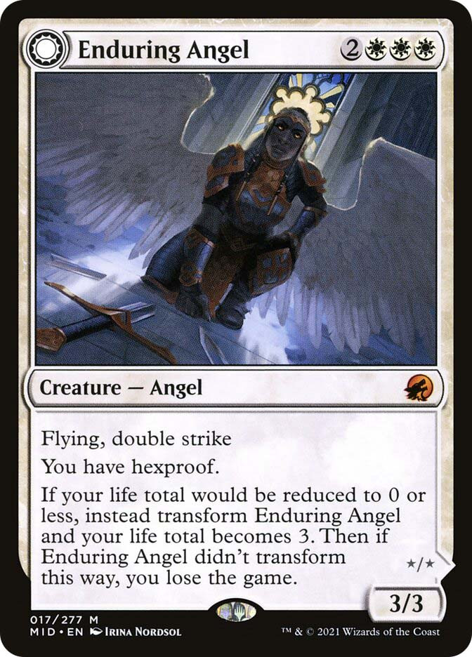 Enduring Angel // Angelic Enforcer | Innistrad: Midnight Hunt